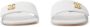 Burberry Leren slippers Wit - Thumbnail 4