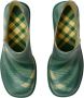 Burberry Marsh geruite rubberen laarzen Groen - Thumbnail 4