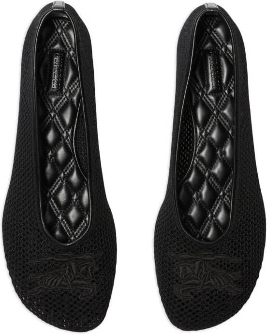 Burberry Mesh ballerina's Zwart