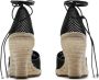 Burberry Mesh Plunge espadrilles met mesh Zwart - Thumbnail 3