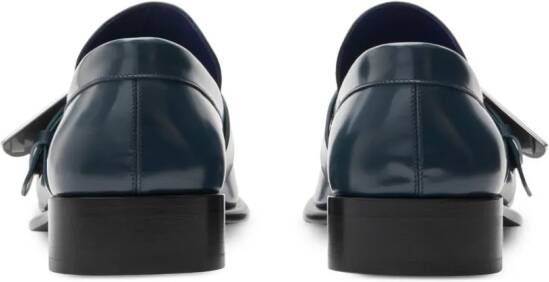 Burberry Shield leren loafers Blauw