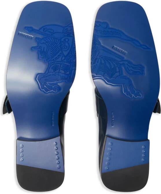 Burberry Shield leren loafers Blauw