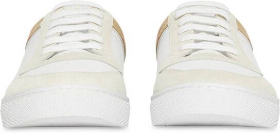 Burberry Sneakers met geruit vlak Wit