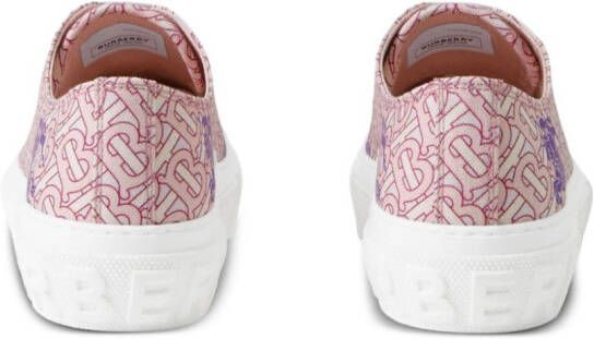 Burberry Sneakers met plateauzool Roze
