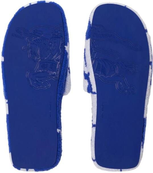 Burberry Snug katoenen slippers Blauw