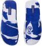 Burberry Snug katoenen slippers Blauw - Thumbnail 4