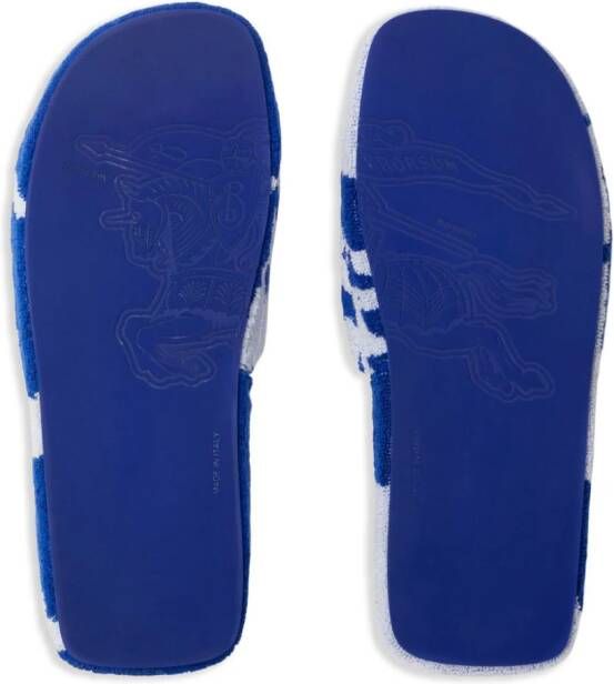 Burberry Snug katoenen slippers Blauw