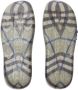 Burberry Stingray geruite slippers Grijs - Thumbnail 5