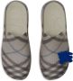 Burberry Stingray slippers met geruite voering Grijs - Thumbnail 4