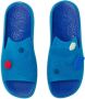 Burberry Stingray slippers verfraaid met logo Blauw - Thumbnail 4