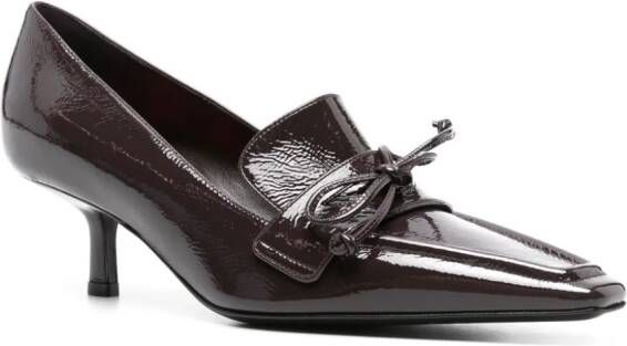 Burberry Storm leren pumps Paars