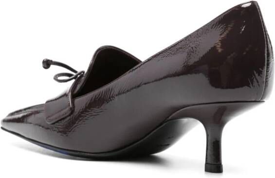 Burberry Storm leren pumps Paars