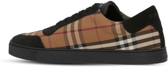 Burberry Vintage Check low-top sneakers Bruin