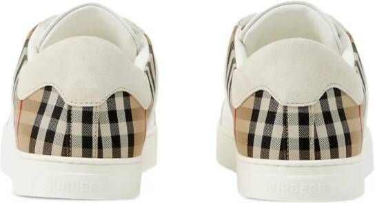 Burberry Vintage check sneakers Wit