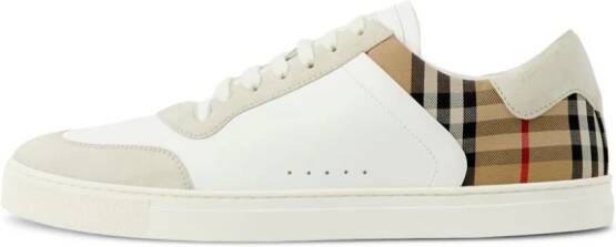 Burberry Vintage check sneakers Wit