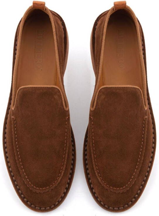 Buttero Argentario suède loafers Bruin