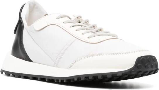 Buttero Sneakers met tweekleurige vlakken Wit
