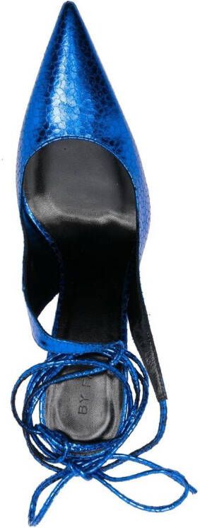 BY FAR Pumps met sleehak Blauw