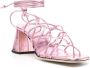 BY FAR Alexander leren sandalen Roze - Thumbnail 2