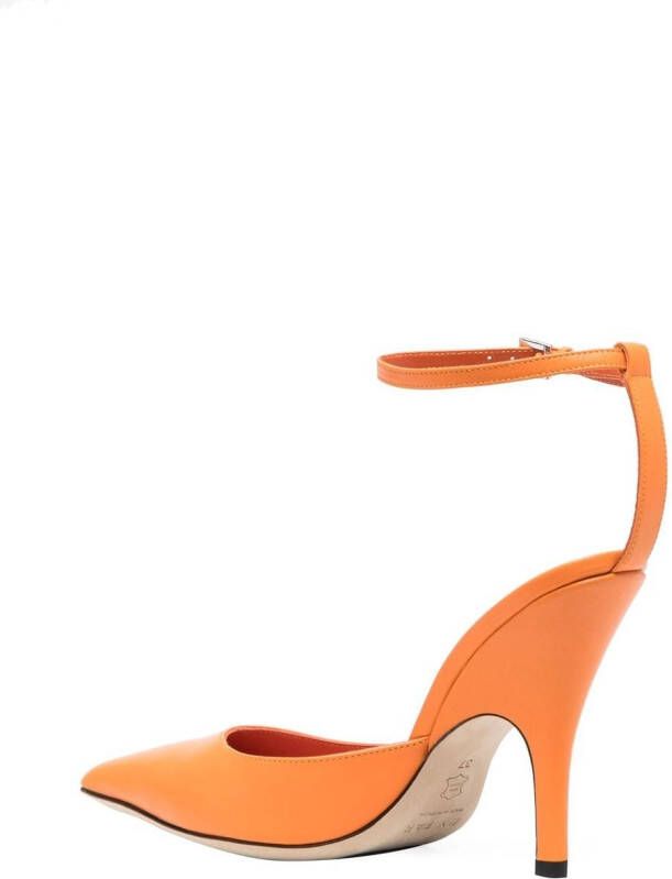 BY FAR Pumps met enkelbandje Oranje