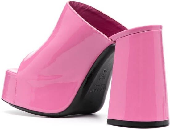 BY FAR Brad sandalen met plateauzool Roze