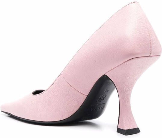 BY FAR Pumps met puntige neus Roze