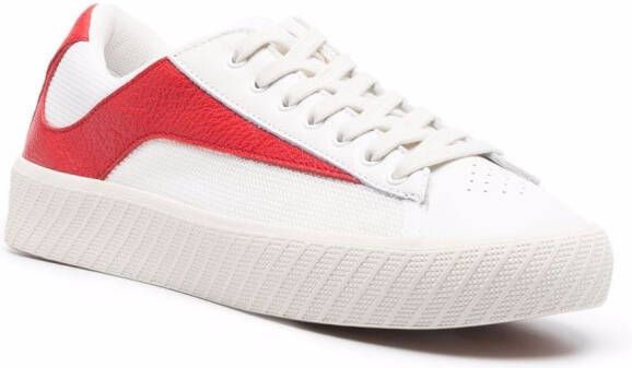 BY FAR Sneakers met contrasterend vlak Wit