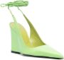 BY FAR Vaughn slingback pumps Groen - Thumbnail 2