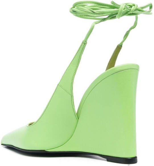 BY FAR Vaughn slingback pumps Groen