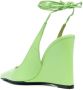 BY FAR Vaughn slingback pumps Groen - Thumbnail 3