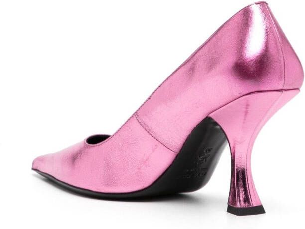 BY FAR Viva pumps Roze