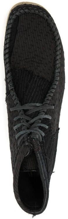 By Walid Desert boots met veters Zwart