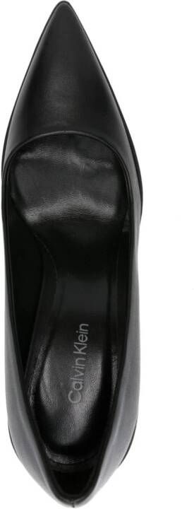 Calvin Klein Pumps met puntige neus Zwart