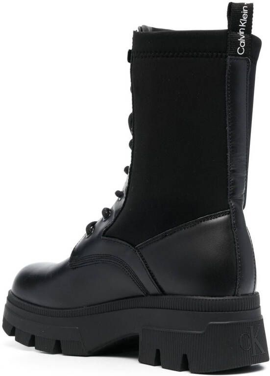 Calvin Klein Chunky combat boots Zwart