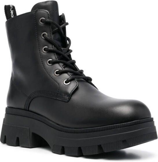 Calvin Klein Chunky combat boots Zwart