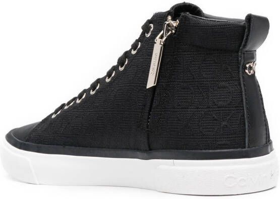 Calvin Klein High-top sneakers Zwart