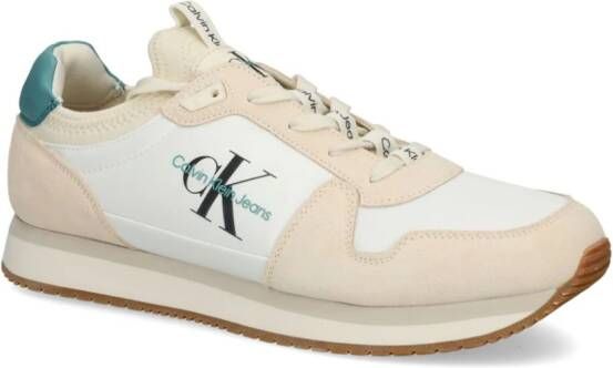 Calvin Klein Jeans Sneakers met colourblocking Wit