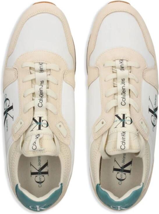 Calvin Klein Jeans Sneakers met colourblocking Wit