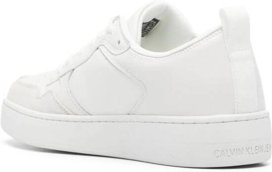 Calvin Klein Jeans Leren sneakers Wit