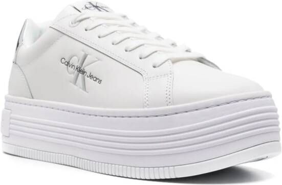 Calvin Klein Jeans Sneakers met plateauzool Wit