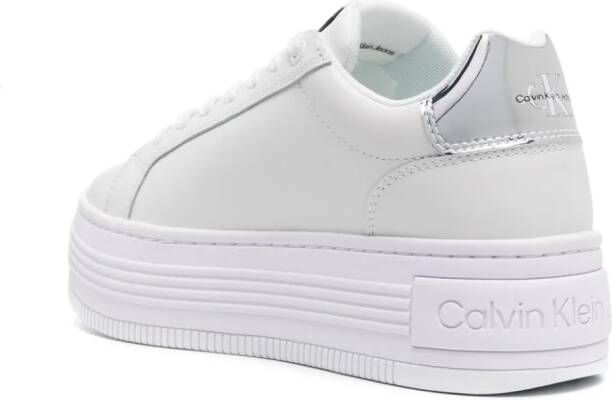 Calvin Klein Jeans Sneakers met plateauzool Wit