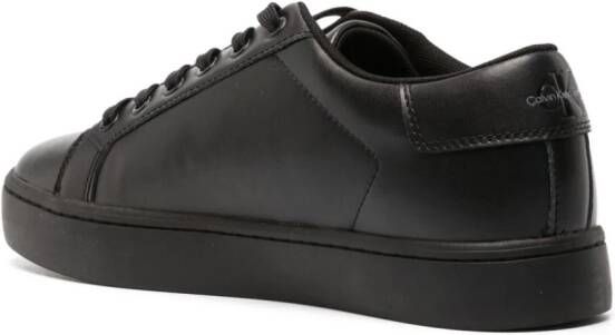 Calvin Klein Jeans Leren sneakers Zwart