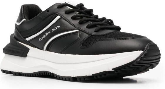 Calvin Klein Jeans Sneakers met logo Zwart