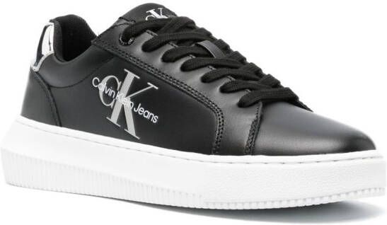 Calvin Klein Jeans Sneakers met logoprint Zwart