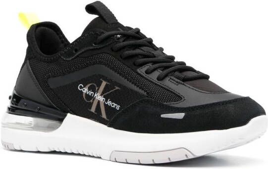 Calvin Klein Jeans Sneakers met logoprint Zwart