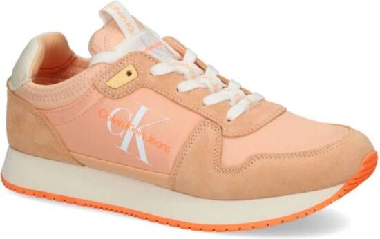 Calvin Klein Jeans Runner sneakers met vlakken Oranje