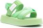 Calvin Klein Jeans Sandalen met plateauzool Groen - Thumbnail 2