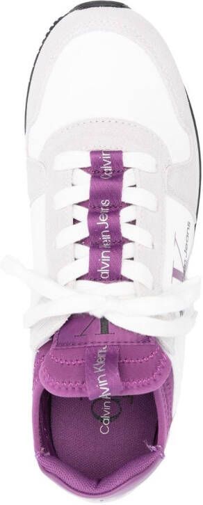 Calvin Klein Jeans Sneakers met logoprint Wit