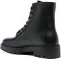 Calvin Klein Leren combat boots Zwart - Thumbnail 3
