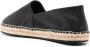 Calvin Klein Leren espadrilles Zwart - Thumbnail 3